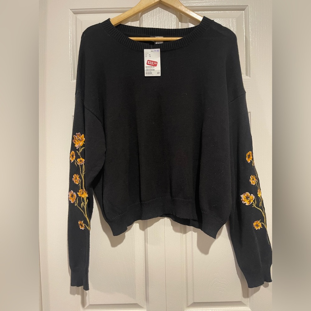 Embroidered sweater